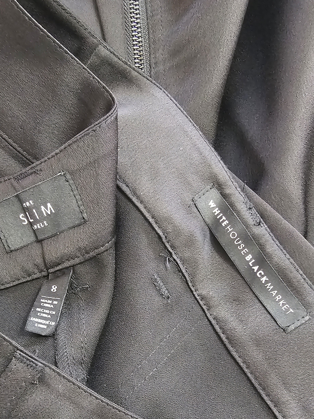 White House Black Market Black Dress Cargo Pants